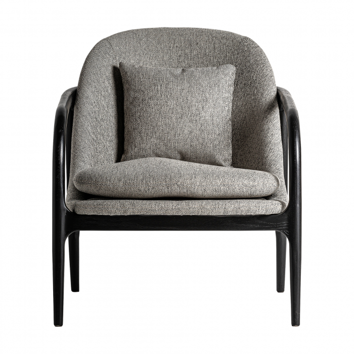 Fotoliu Art Deco gri | Fotolii elegante living [2]