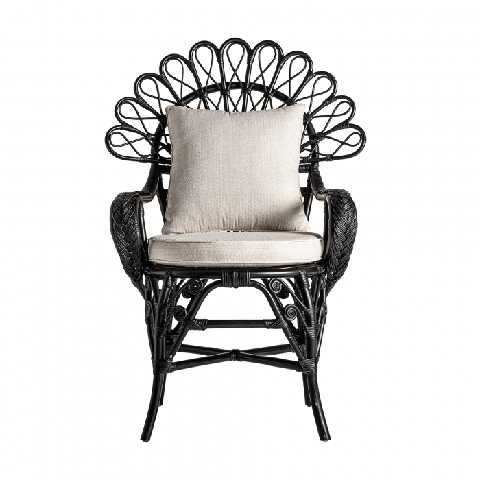 Fotoliu contemporan ratan negru|Fotolii relaxante moderne [2]