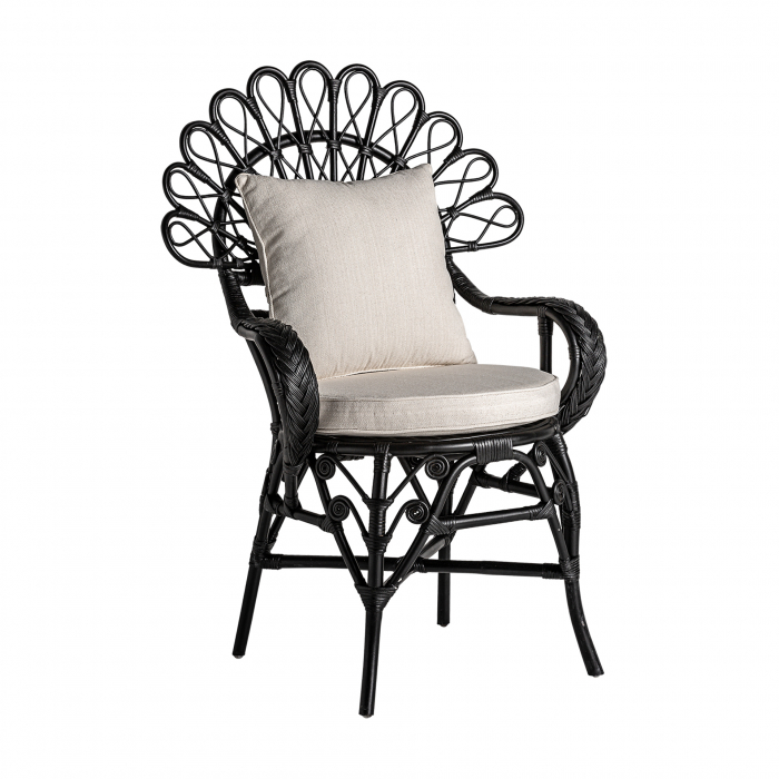 Fotoliu contemporan ratan negru|Fotolii relaxante moderne [1]