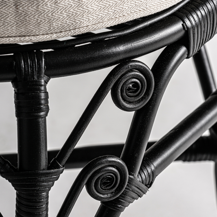 Fotoliu contemporan ratan negru|Fotolii relaxante moderne [7]