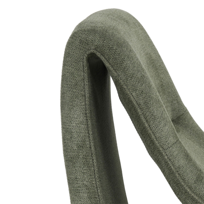 Fotoliu din stofa chenille verde [6]