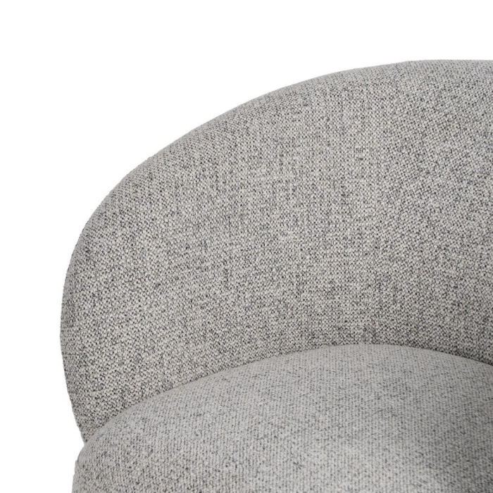 Fotoliu gri-marmorat din stofă texturată [6]