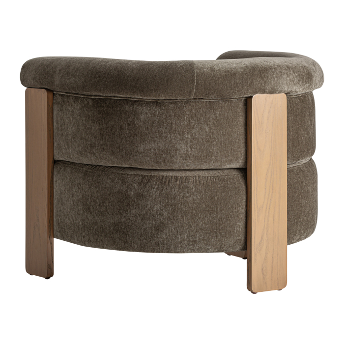 Fotoliu verde chenille 96 cm living [2]