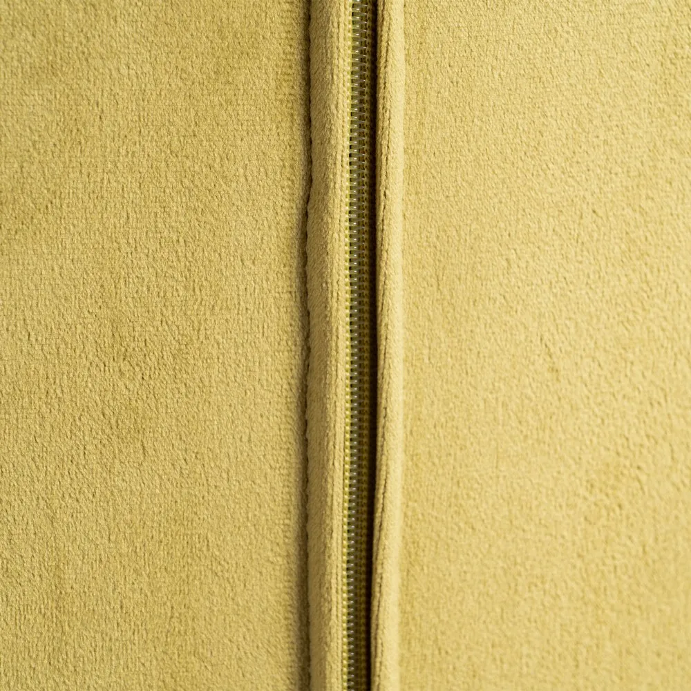 Fotoliu Elegant Galben cu Spatar Inalt, Catifea - CreativDeco.ro [12]