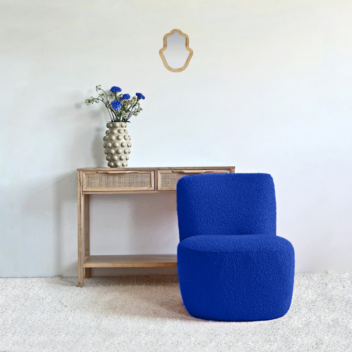 Fotoliu Tapitat Albastru|Fotolii Design Premium [3]