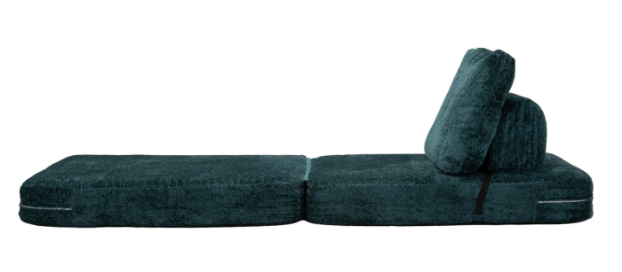 Fotoliu extensibil verde petrol din stofa boucle pentru living si HORECA [11]