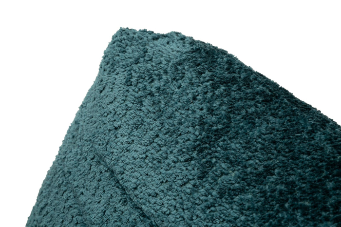 Fotoliu extensibil verde petrol din stofa boucle pentru living si HORECA [8]
