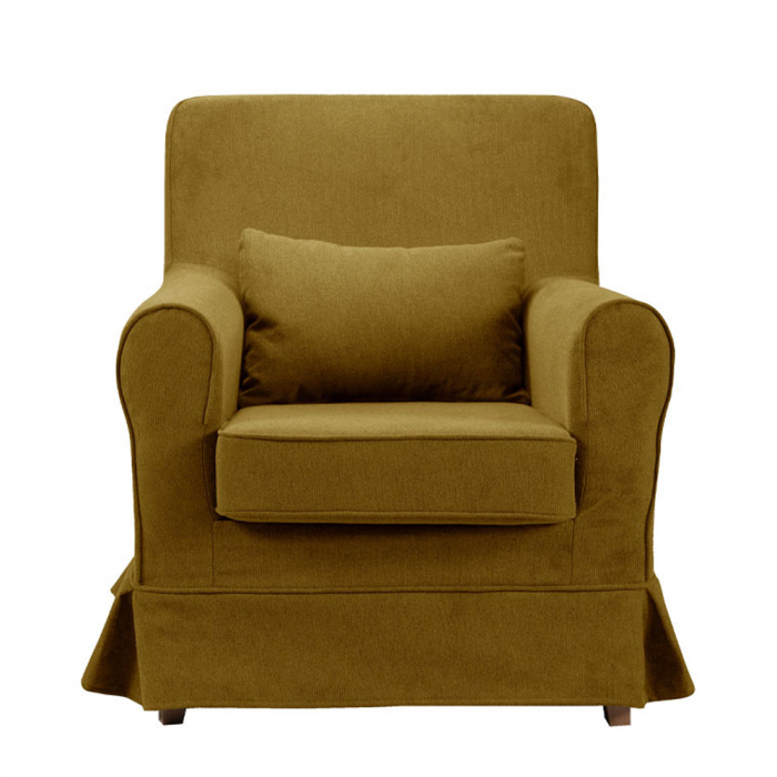Fotoliu galben Happy - design confortabil elegant [2]
