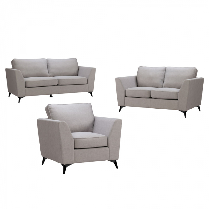 Fotoliu Boel gri – vedere laterală în decor elegant [4]