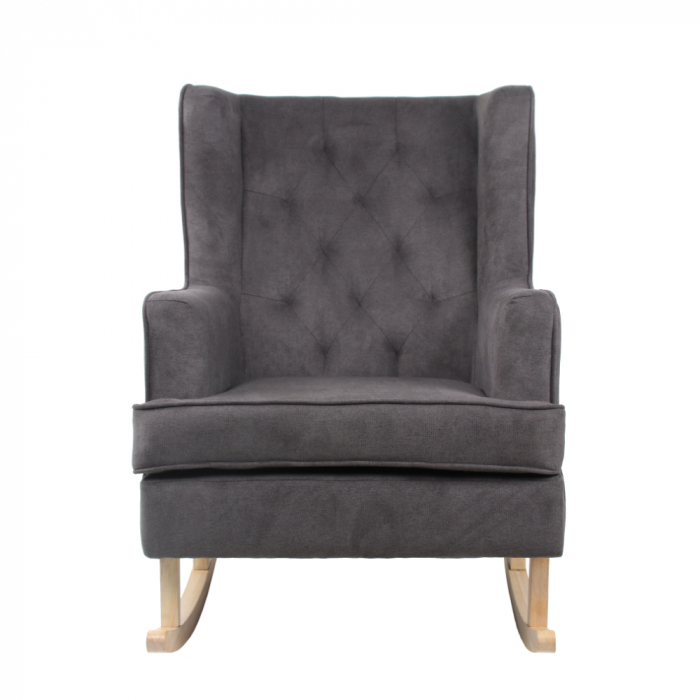 Fotoliu gri Grandma - design clasic confortabil [2]