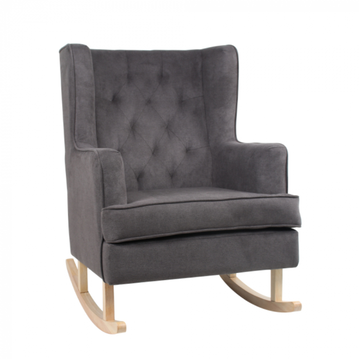 Fotoliu gri Grandma - design clasic confortabil [1]