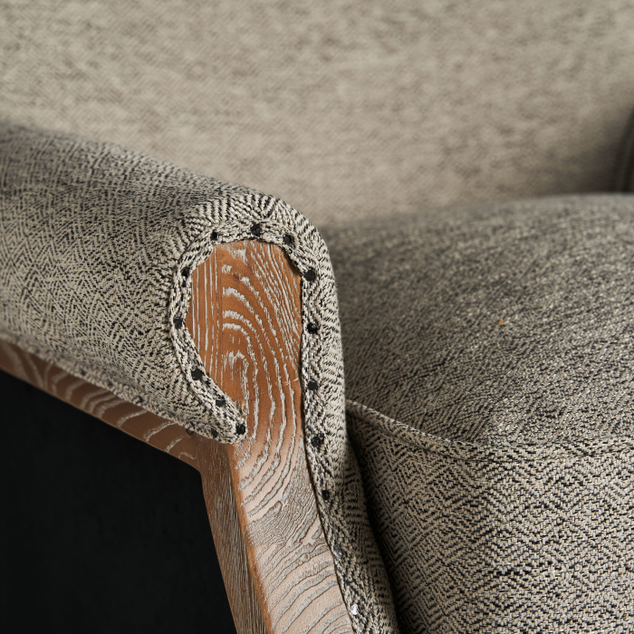 Fotoliu colonial gri | Fotolii elegante living [5]