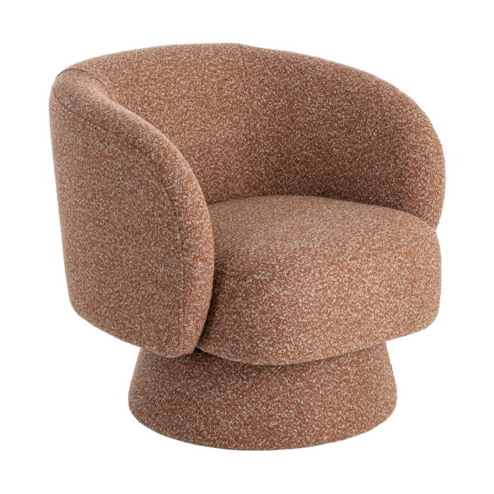 Fotoliu HoReCa tapițat somon cu formă rotunjită [2]