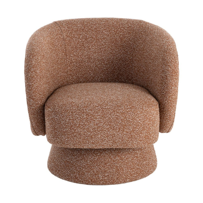 Fotoliu HoReCa tapițat somon cu formă rotunjită [3]