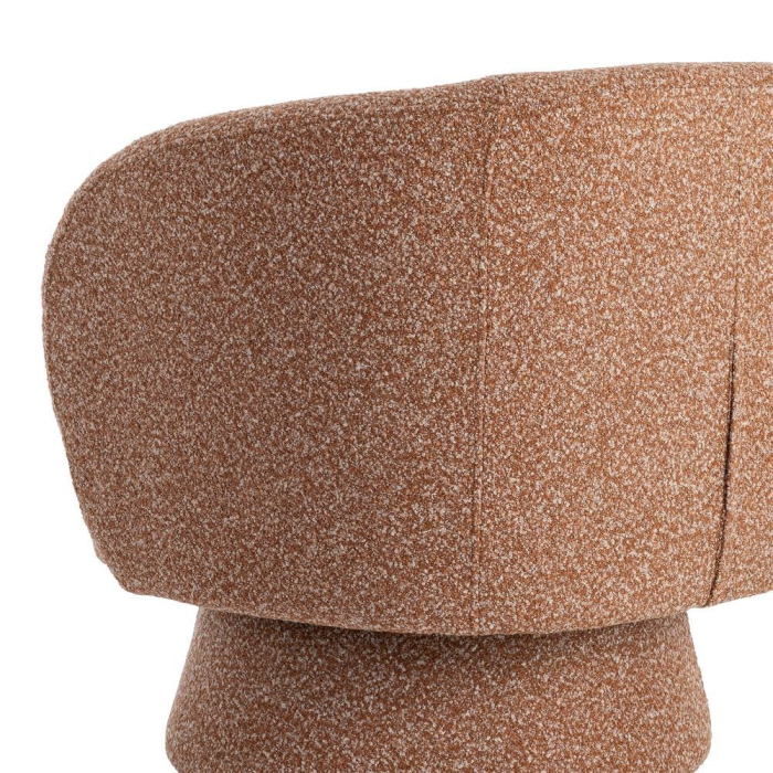 Fotoliu HoReCa tapițat somon cu formă rotunjită [6]