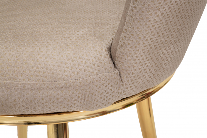 Fotoliu Mindy bej, textil metal [5]