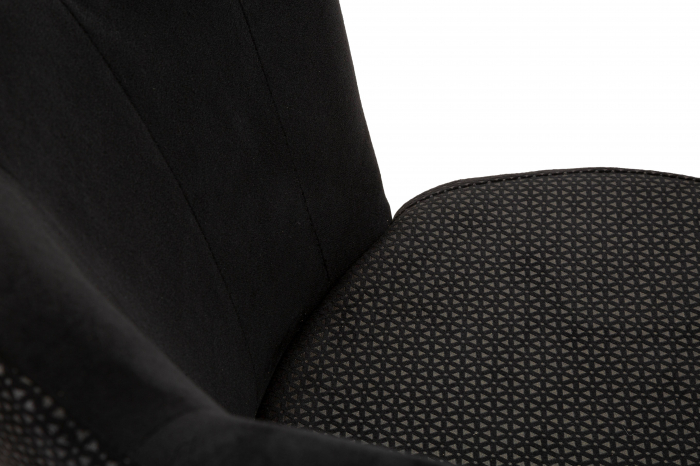 Fotoliu Mindy negru, textil metal auriu - creativdeco.ro [4]