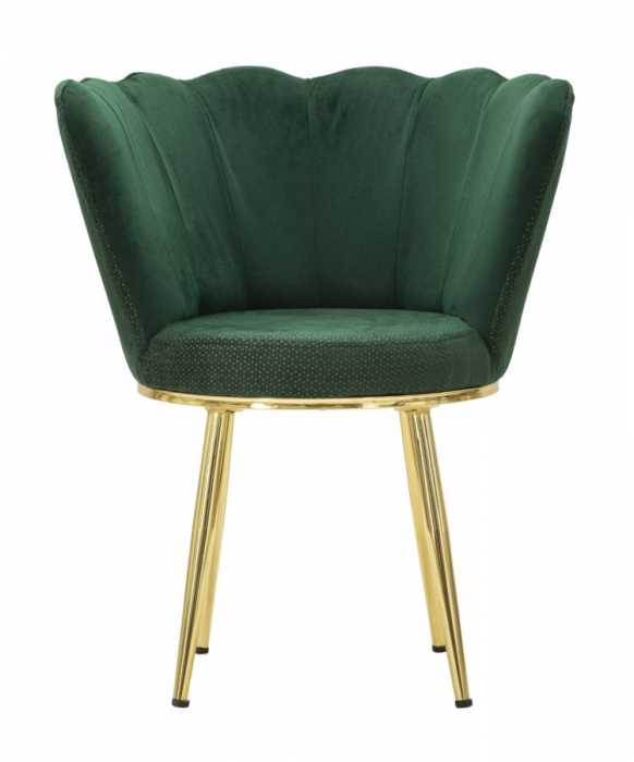Fotoliu Mindy verde, textil metal auriu, mauro ferretti [2]
