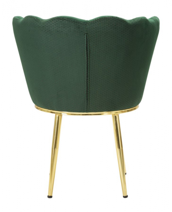 Fotoliu Mindy verde, textil metal auriu, mauro ferretti [4]