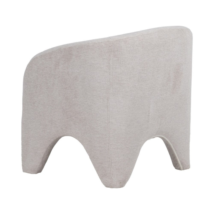 Fotoliu modern elegant din stofa gri bej | CreativDeco.ro [4]