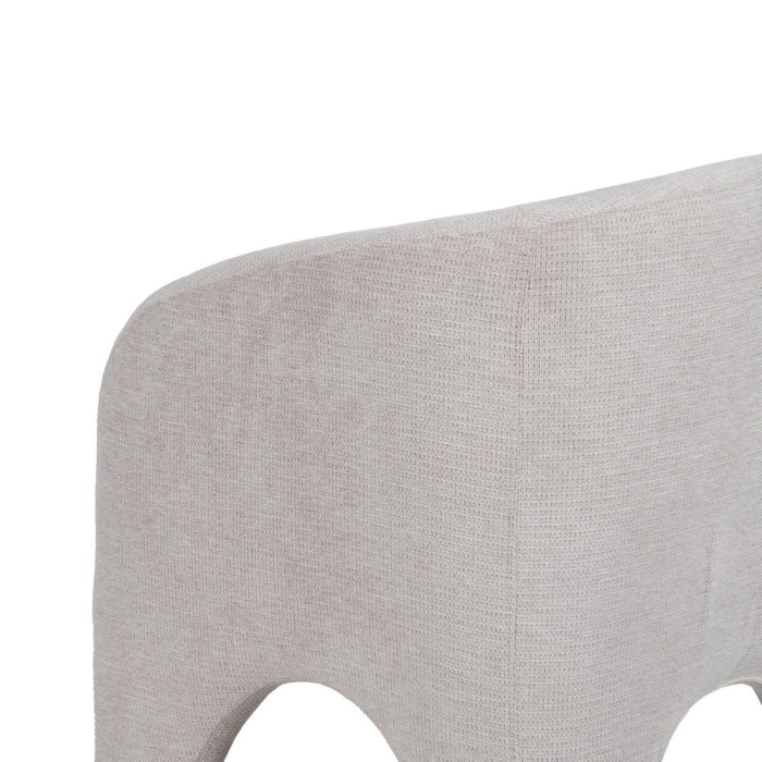 Fotoliu modern elegant din stofa gri bej | CreativDeco.ro [10]