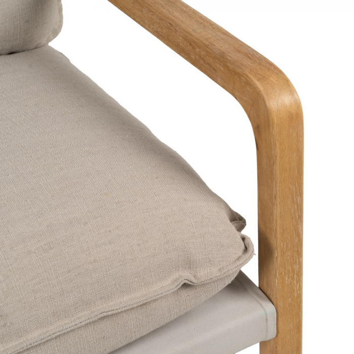 Fotoliu impletitura si lemn natural|Fotolii boho pentru interioare moderne [8]