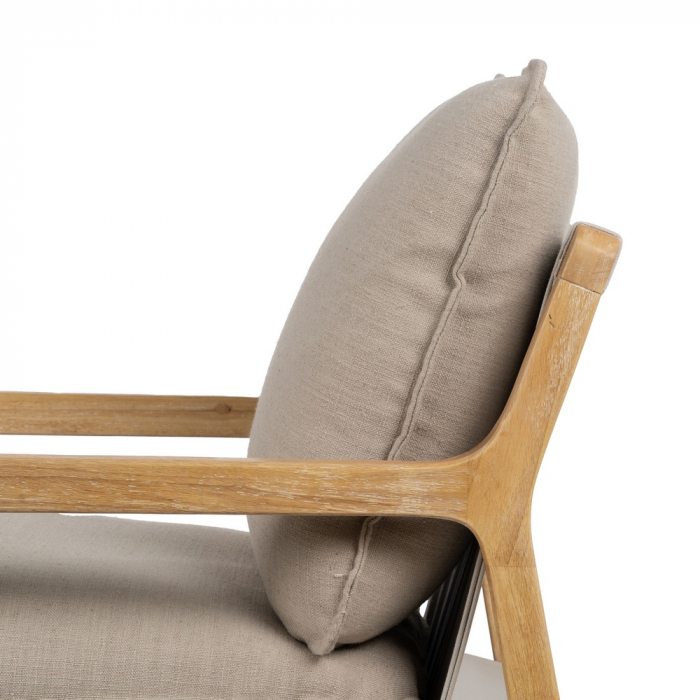 Fotoliu impletitura si lemn natural|Fotolii boho pentru interioare moderne [7]