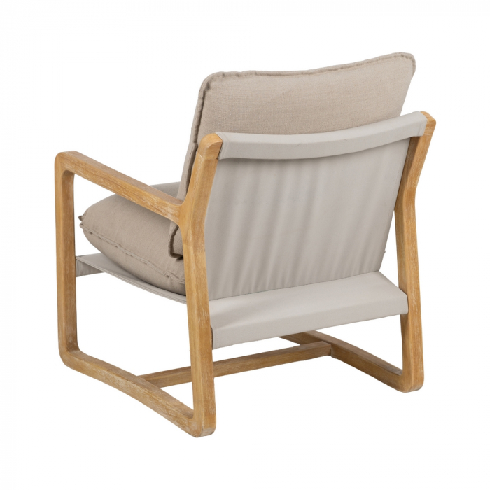 Fotoliu impletitura si lemn natural|Fotolii boho pentru interioare moderne [4]