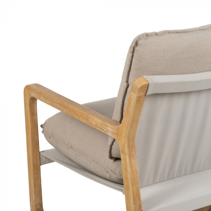 Fotoliu impletitura si lemn natural|Fotolii boho pentru interioare moderne [9]