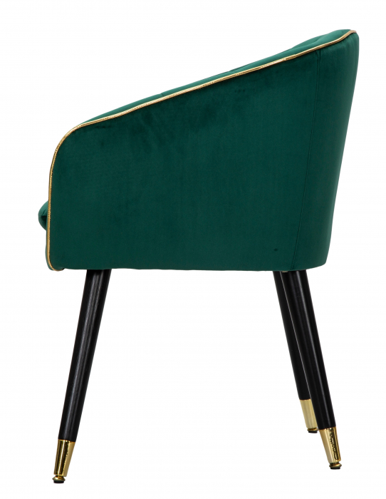 Fotoliu catifea verde Paris | creativdeco.ro [5]