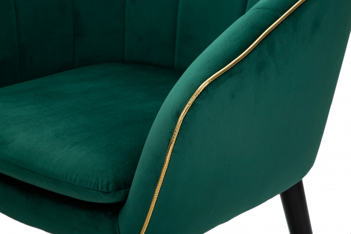 Fotoliu catifea verde Paris | creativdeco.ro [7]