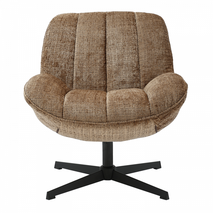 Fotoliu rotativ maro deschis Pauline design elegant|Fotolii confortabile [1]