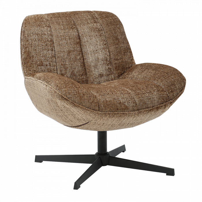 Fotoliu rotativ maro deschis Pauline design elegant|Fotolii confortabile [2]