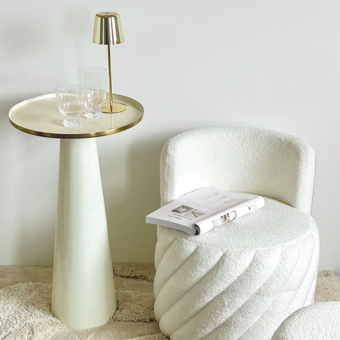 Fotoliu Alb Rotativ Pentru Living Modern|Fotolii Design Premium [4]