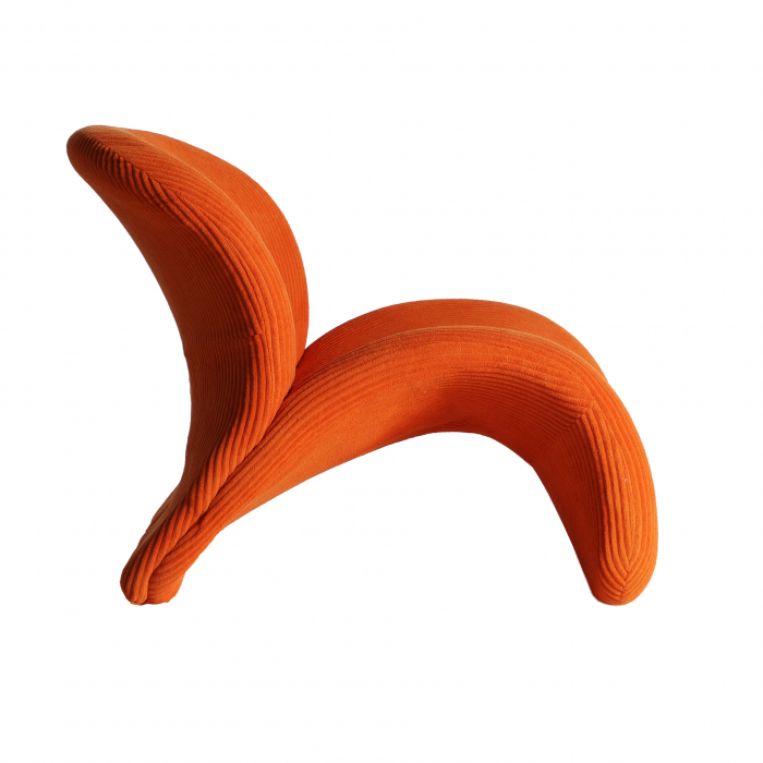 Fotoliu portocaliu contemporan|Fotolii ergonomice moderne [3]