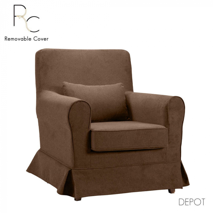 Fotoliu puce Happy - design confortabil elegant [1]