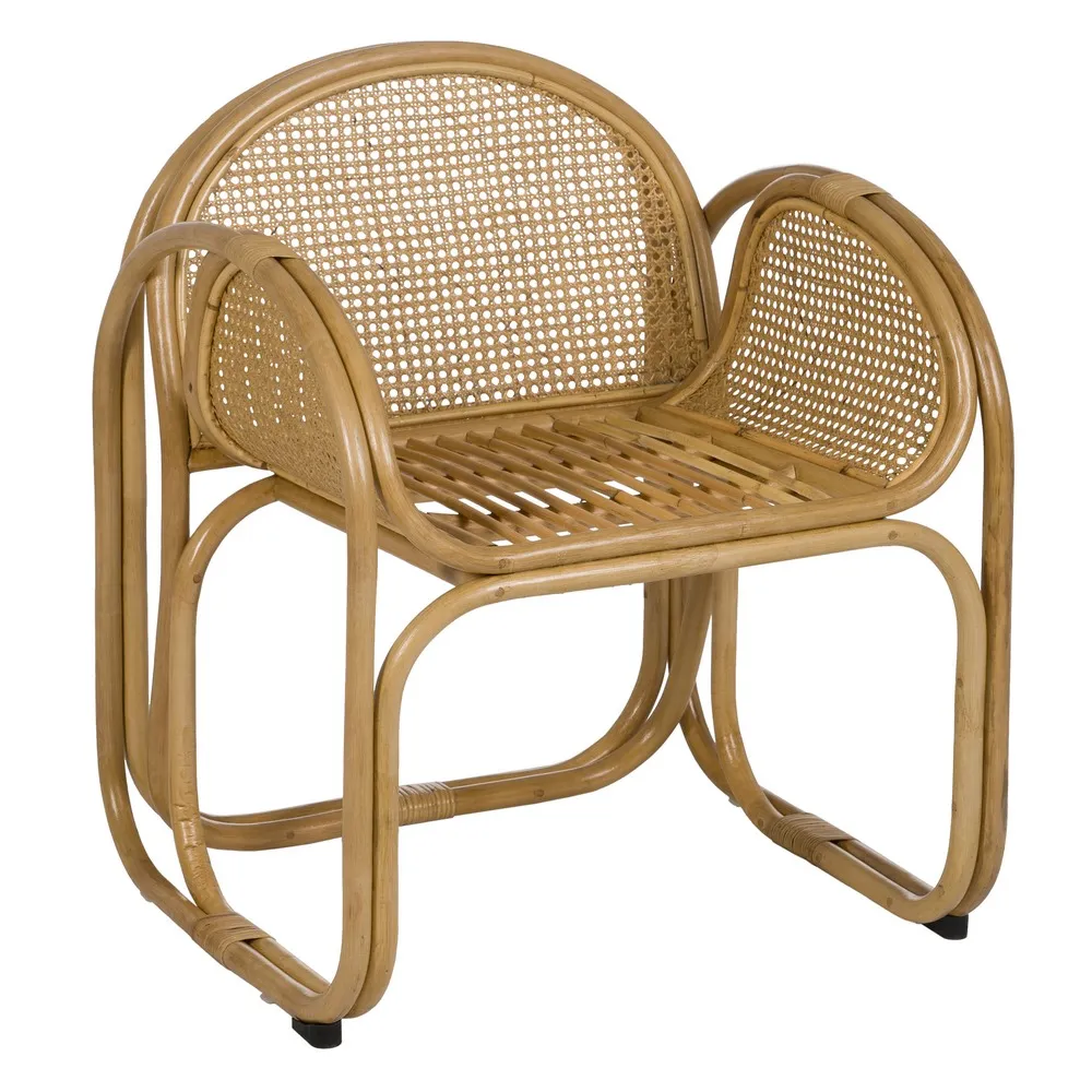 Fotoliu Ratan Natural cu Perna Crem Jardin - CreativDeco.ro [8]