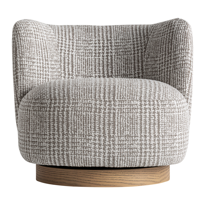 Fotoliu rotativ gri jaspe 85 cm [2]