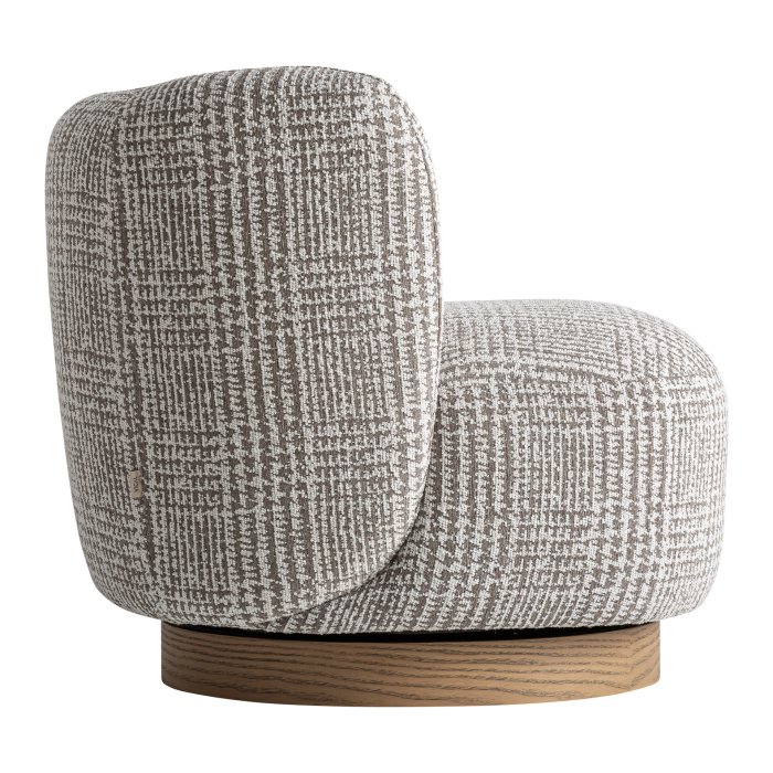 Fotoliu rotativ gri jaspe 85 cm [3]