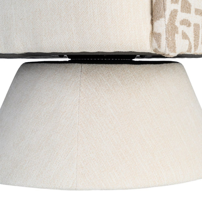 Fotoliu rotativ crem bej cu brațe design contemporan interior [12]