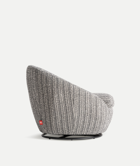 Fotoliu rotativ gri marmorat BUBU – titlu imagine principală [2]