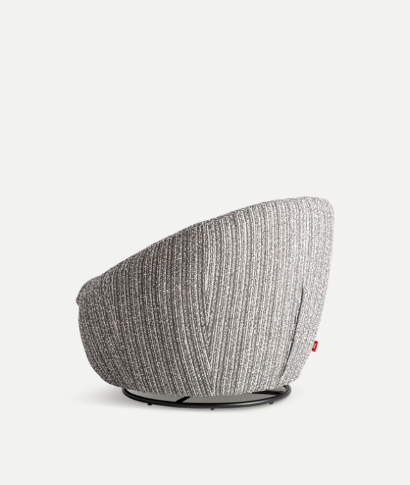 Fotoliu rotativ gri marmorat BUBU – titlu imagine principală [3]