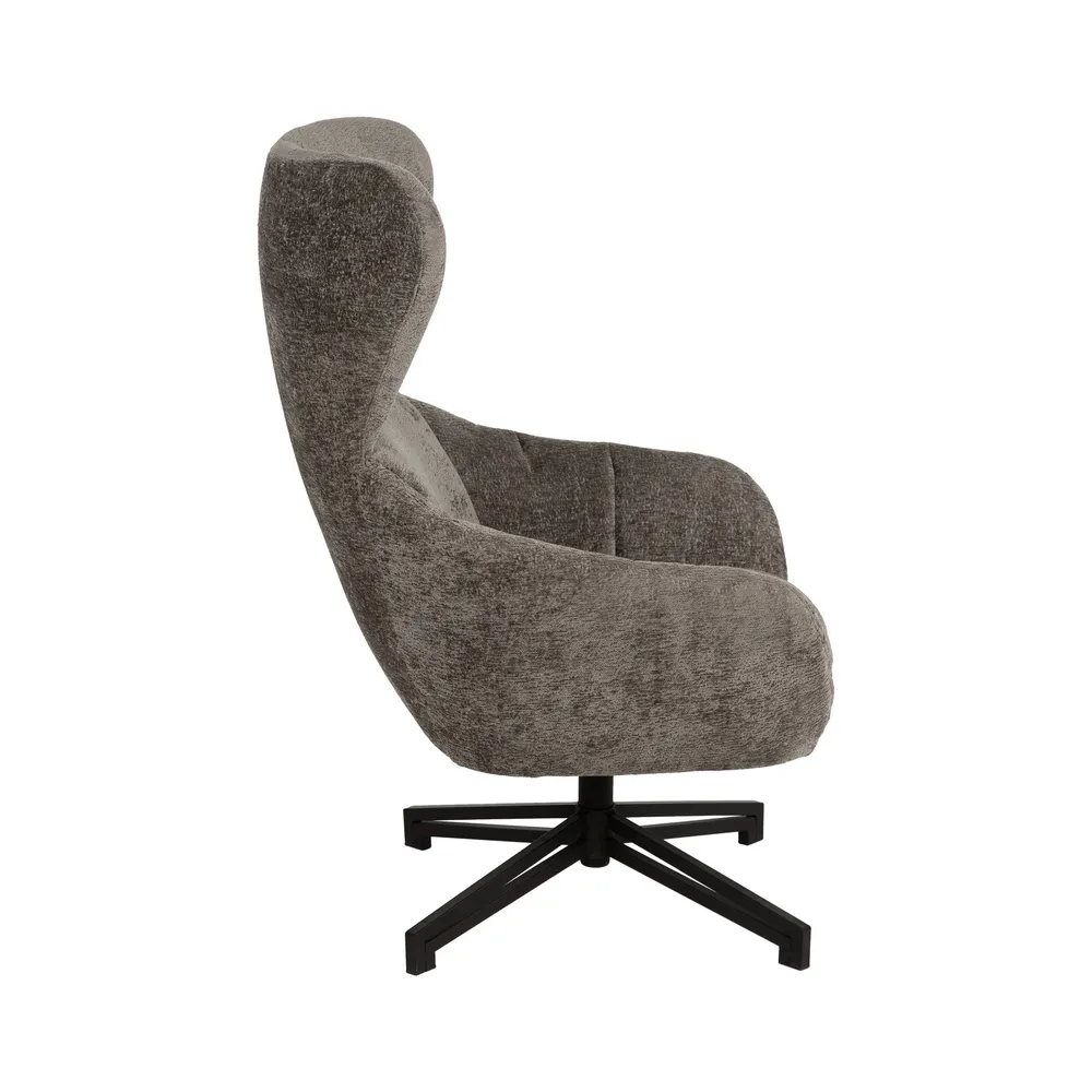 fotoliu rotativ gri ergonomic birou modern CreativDeco [4]