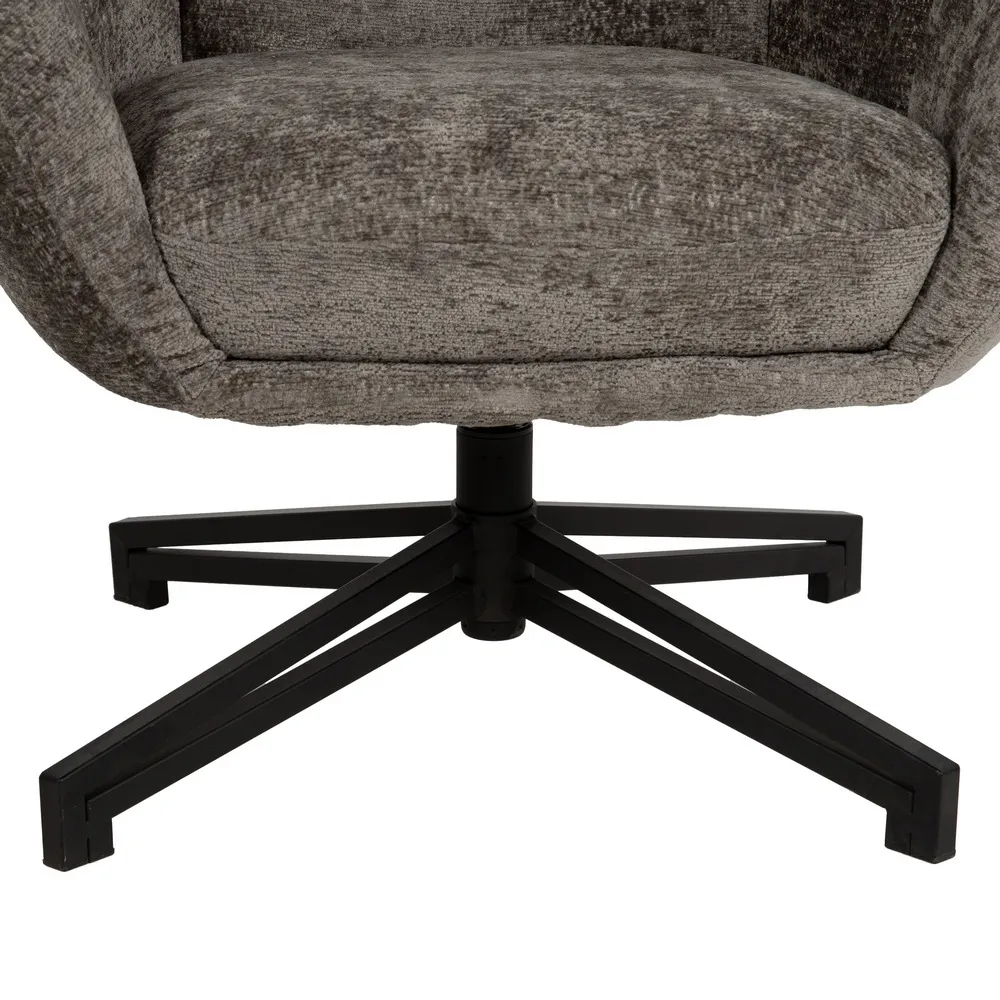 fotoliu rotativ gri ergonomic birou modern CreativDeco [7]