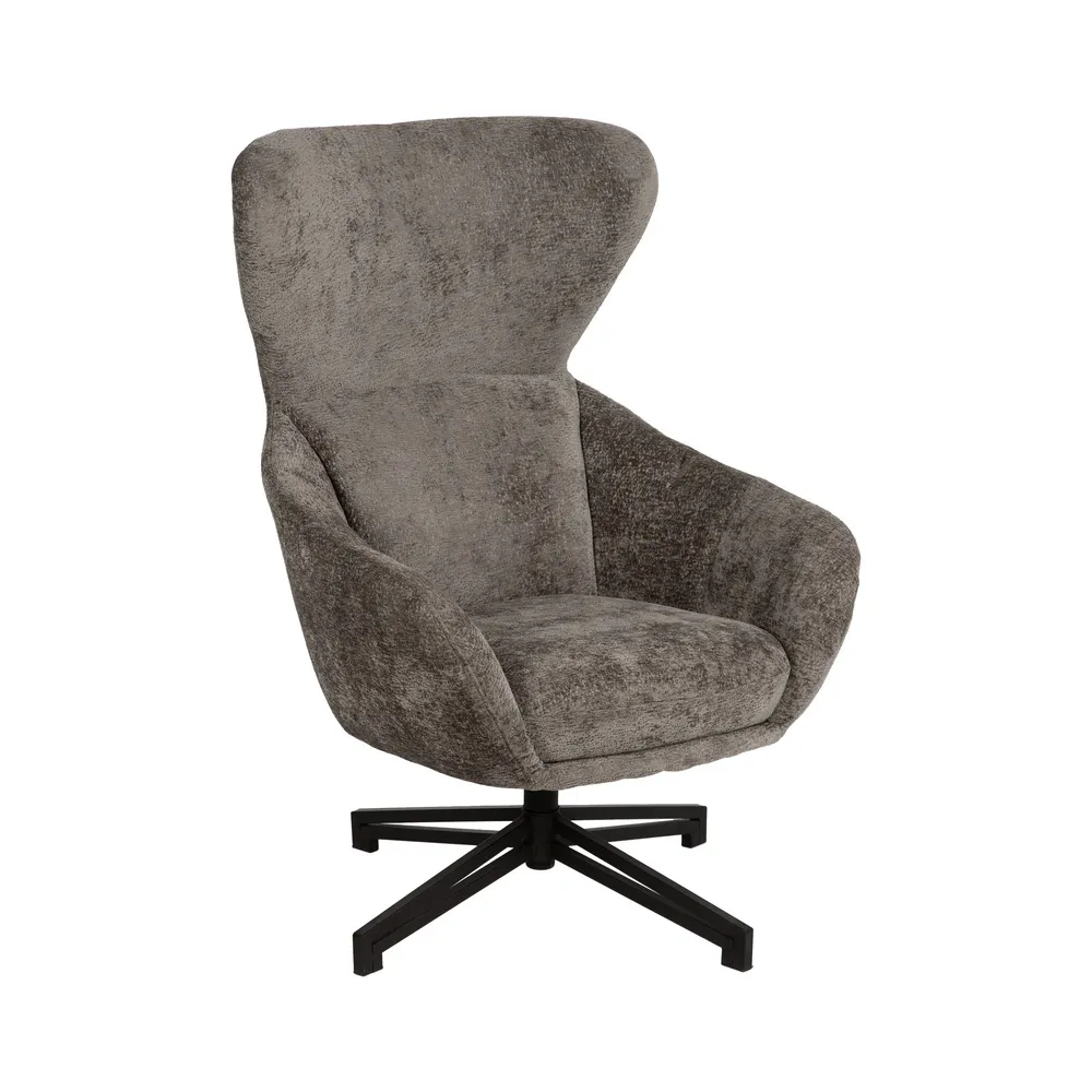 fotoliu rotativ gri ergonomic birou modern CreativDeco [3]