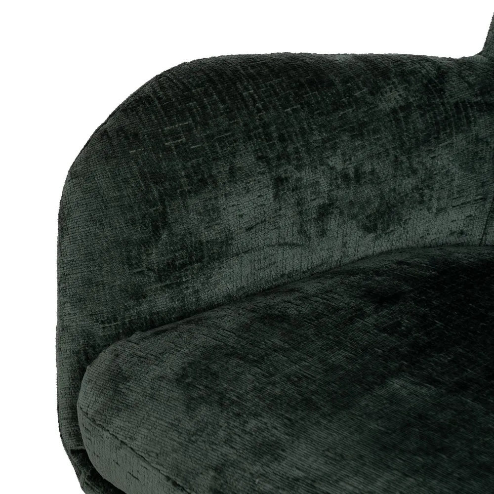 fotoliu rotativ verde ergonomic pentru birou CreativDeco [8]