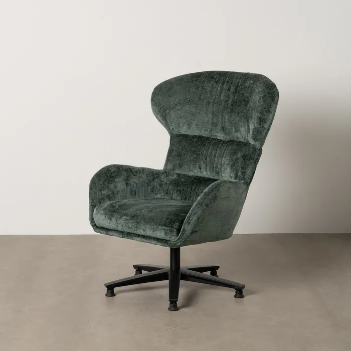 fotoliu rotativ verde ergonomic pentru birou CreativDeco [1]