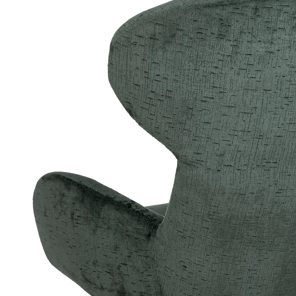 fotoliu rotativ verde ergonomic pentru birou CreativDeco [4]