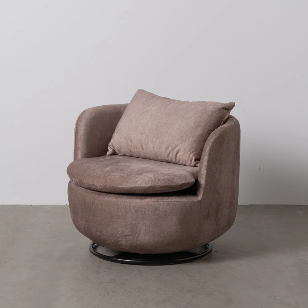 Fotoliu Rotativ Dimos Bej Taupe - CreativDeco.ro [3]