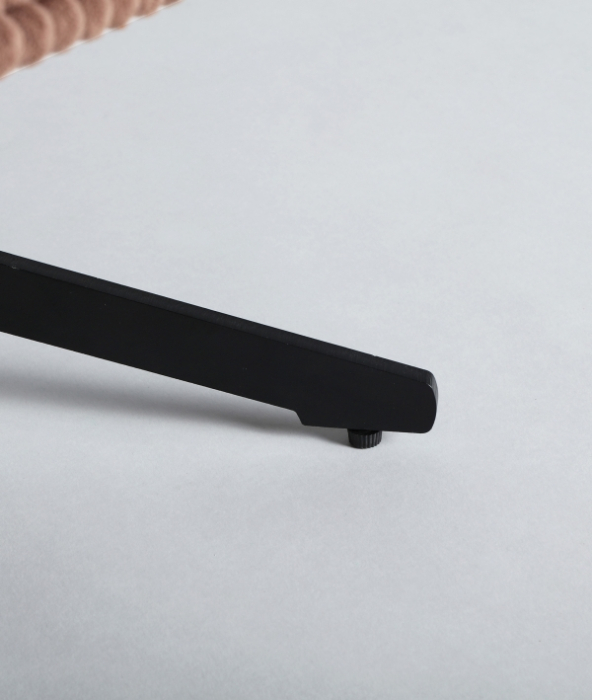 Fotoliu rotativ catifea corduroy teracotă GIGNAC – titlu imagine principală [6]